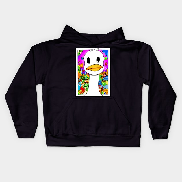 Ducky Kids Hoodie by Kamran_does_art